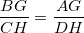 \frac{BG}{C'H'} = \frac{AG}{D'H'}